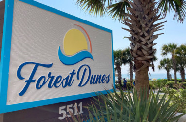 Forest Dunes sign